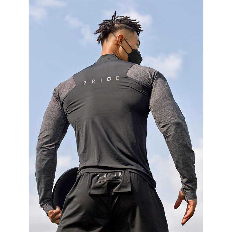 Quick-drying Breathable Fitness Clothes Top Stretch Long Sleeve Sports T-shirt