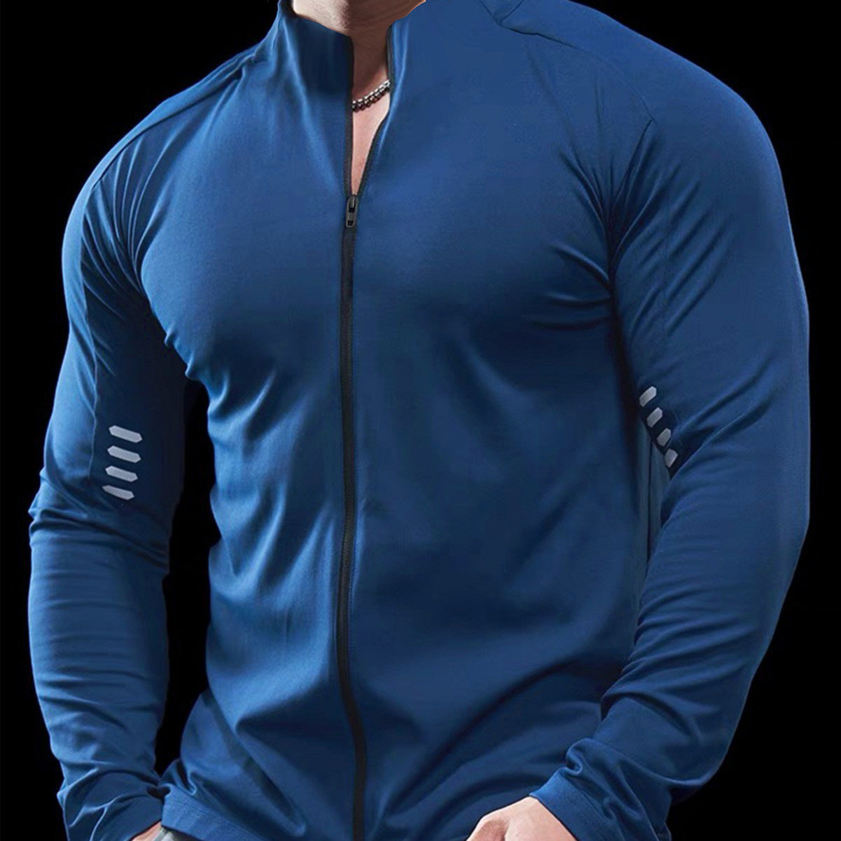 Sports Outdoor Quick-drying Workout Clothes Men's Long-sleeved Jacket