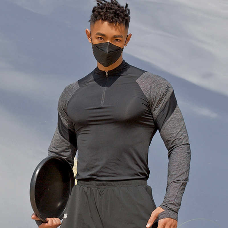 Quick-drying Breathable Fitness Clothes Top Stretch Long Sleeve Sports T-shirt