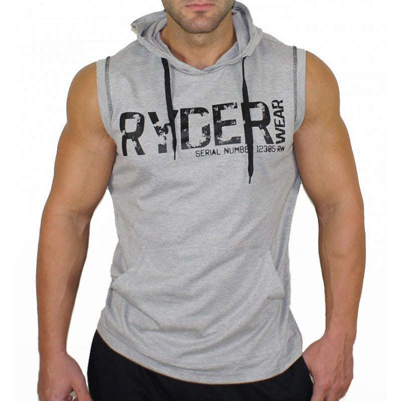 Sports Hooded Vest Men's Summer New Loose And Breathable Without